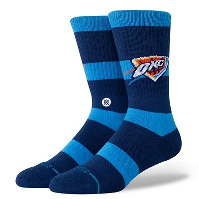 Unisex  Stance Oklahoma City Thunder Prep Stripe Crew Sock