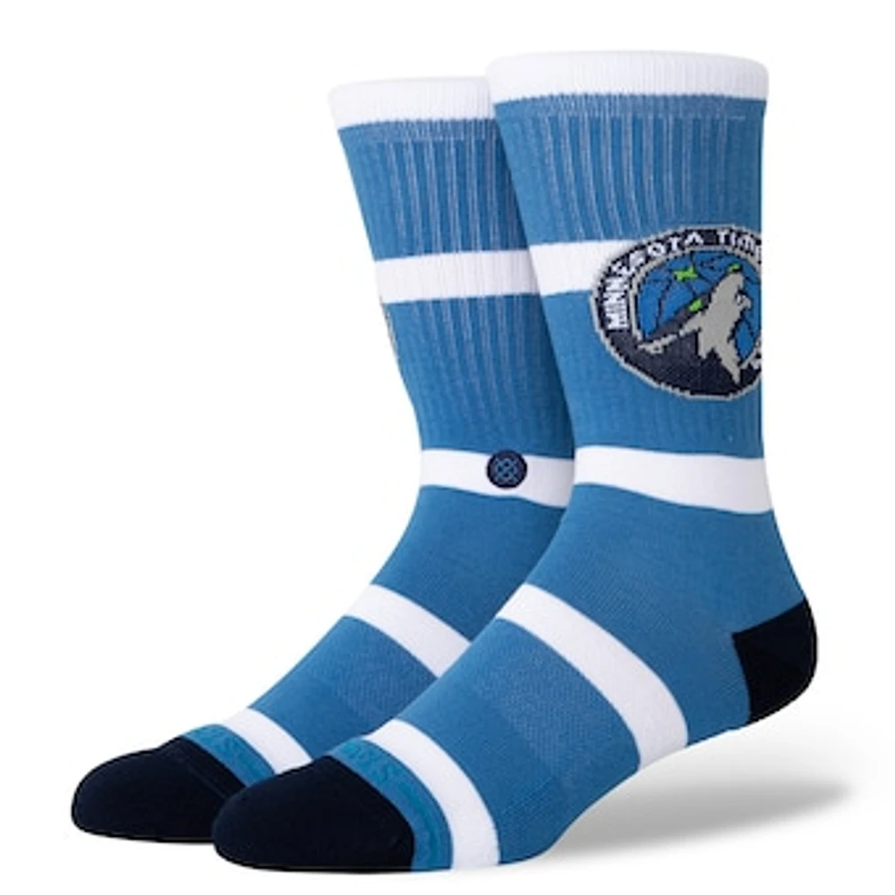 Unisex  Stance Minnesota Timberwolves Prep Stripe Crew Sock