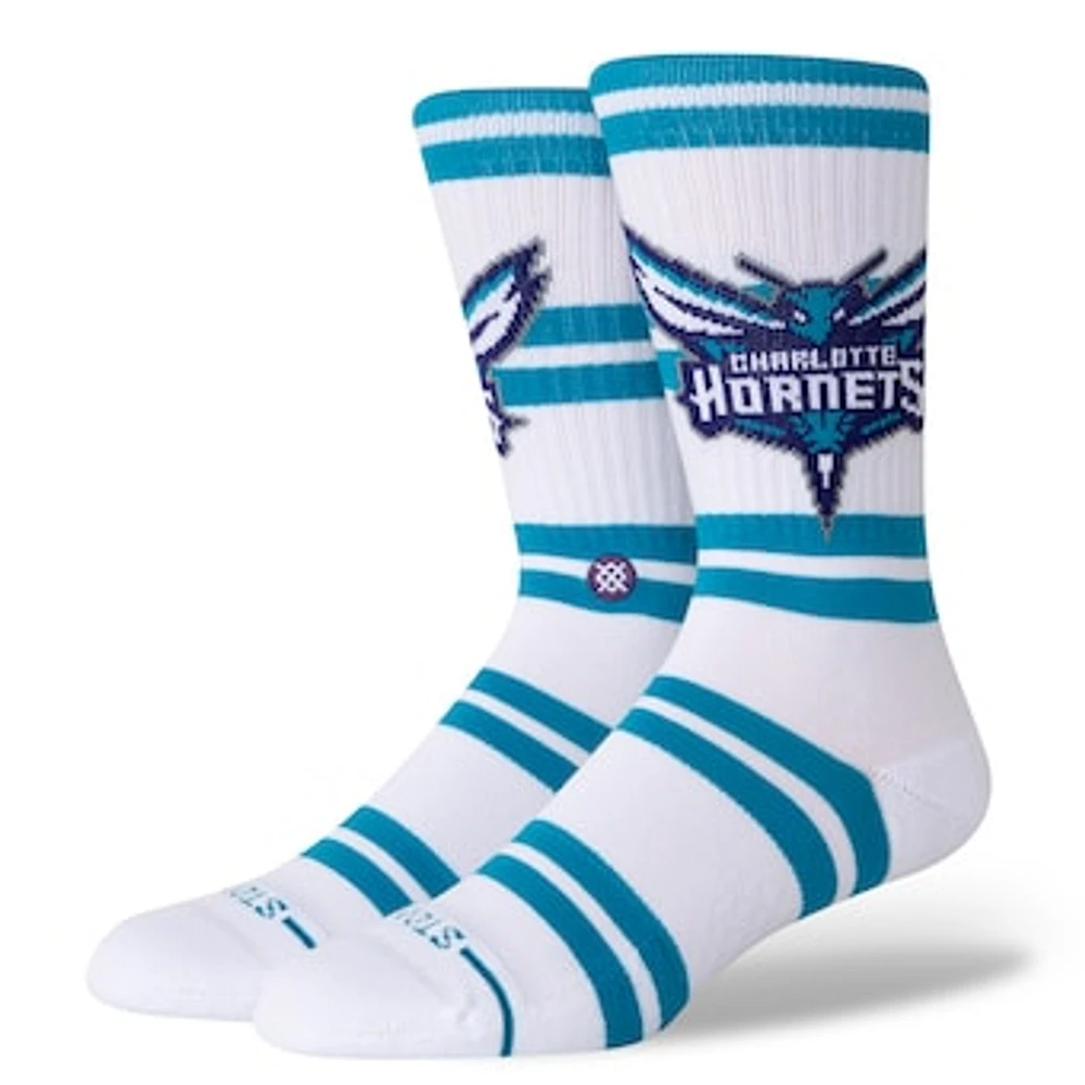 Unisex  Stance Charlotte Hornets Prep Stripe Crew Sock