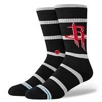 Unisex  Stance Houston Rockets Prep Stripe Crew Sock