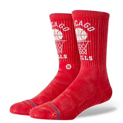 Unisex Stance Red Chicago Bulls Vintage Crew Sock