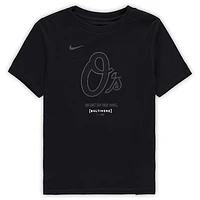 Preschool Nike Black Baltimore Orioles City Connect Large Logo T-Shirt