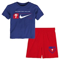 Toddler Nike Philadelphia Phillies Authentic Collection T-Shirt & Shorts Set