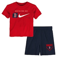 Toddler Nike Boston Red Sox Authentic Collection T-Shirt & Shorts Set