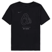 Toddler Nike Black Baltimore Orioles City Connect Large Logo T-Shirt