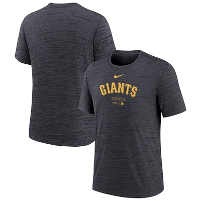 Youth Nike Black San Francisco Giants Authentic Collection Practice Performance T-Shirt