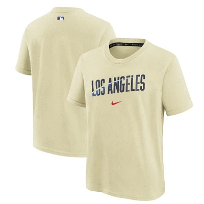 Youth Nike Cream Los Angeles Dodgers 2024 City Connect Legend Performance T-Shirt