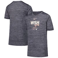 Youth Nike Black Washington Nationals City Connect Practice Graphic Performance T-Shirt