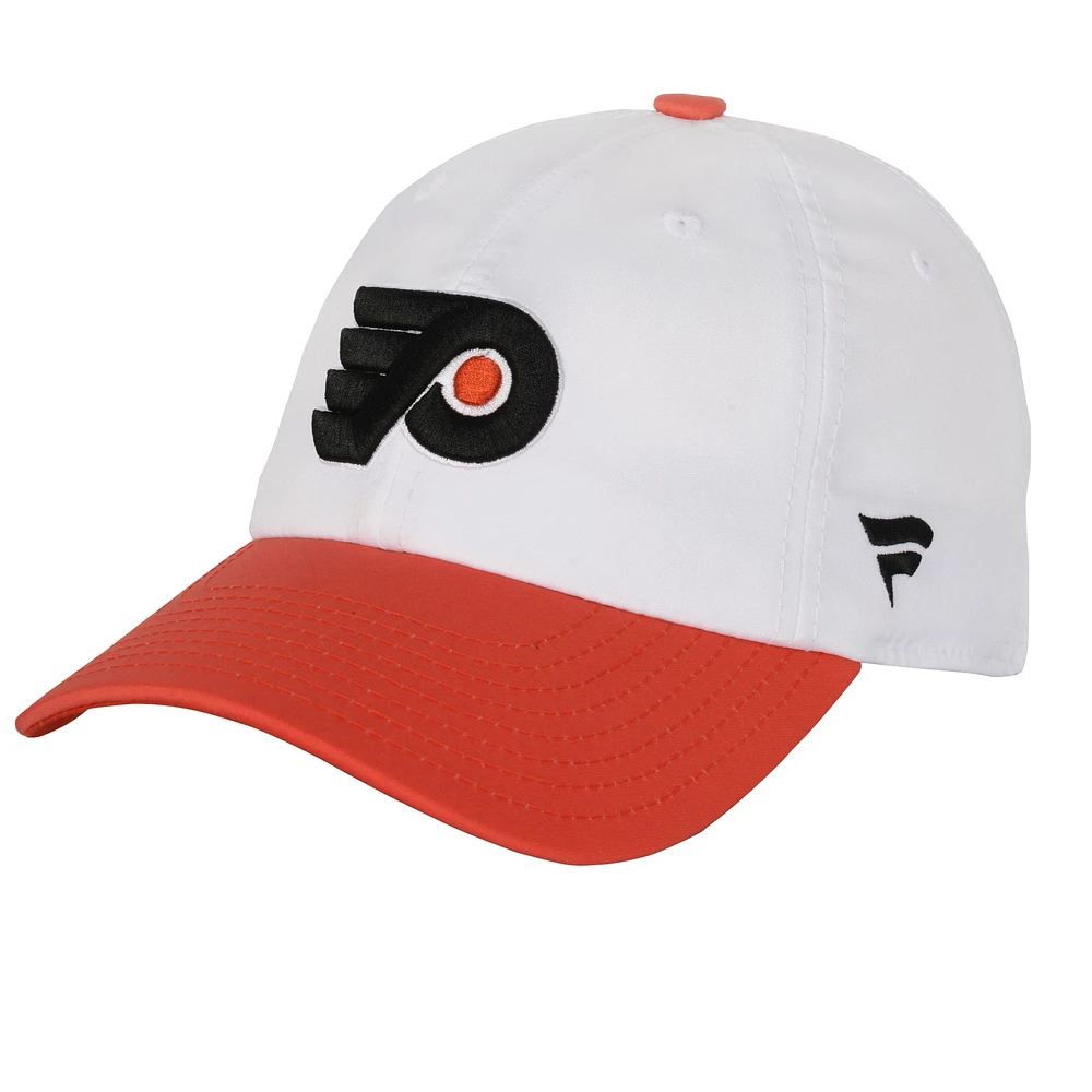 Youth Fanatics  White/Orange Philadelphia Flyers 2024 NHL Stadium Series Structured Adjustable Hat