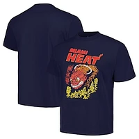 Unisex NBA x Brain Dead Navy Miami Heat Identify Artist Series T-Shirt