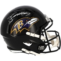 Zay Flowers Baltimore Ravens Autographed Speed Replica Helmet