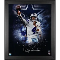 Dak Prescott Dallas Cowboys Framed Autographed 20" x 24" In Focus Photograph
