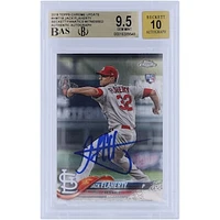 Jack Flaherty St. Louis Cardinals Autographed 2018 Topps Chrome Update #HMT18 Beckett Fanatics Witnessed Authenticated 9.5/10 Rookie Card