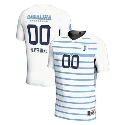 Unisex GameDay Greats White North Carolina Tar Heels NIL Pick-A-Player Lightweight Soccer Jersey