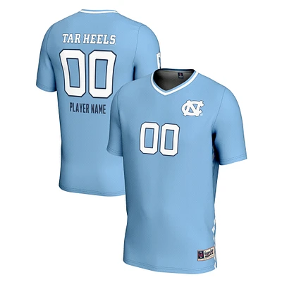Youth GameDay Greats Carolina Blue North Tar Heels NIL Pick-A-Player Lightweight Men's Soccer Jersey