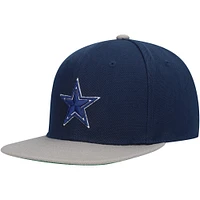 Youth Mitchell & Ness Navy/Silver Dallas Cowboys Two-Tone Snapback Hat