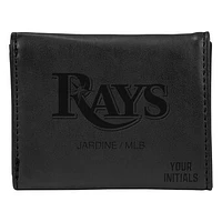 Black Tampa Bay Rays Personalized Trifold Wallet