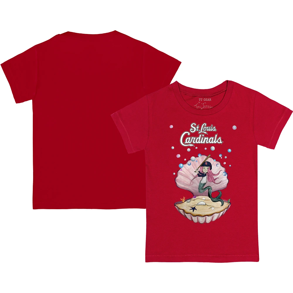 Infant Tiny Turnip Red St. Louis Cardinals Mermaid T-Shirt
