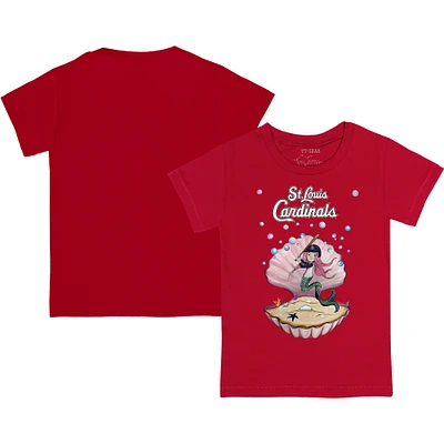 Infant Tiny Turnip Red St. Louis Cardinals Mermaid T-Shirt