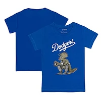 Infant Tiny Turnip Royal Los Angeles Dodgers Triceratops T-Shirt