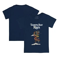 Infant Tiny Turnip Navy Tampa Bay Rays 2024 Year of the Dragon T-Shirt