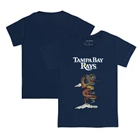 Infant Tiny Turnip Navy Tampa Bay Rays 2024 Year of the Dragon T-Shirt