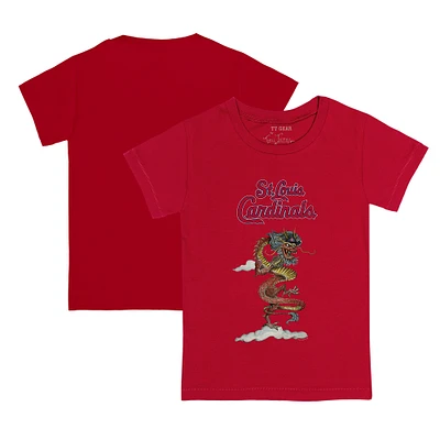 Infant Tiny Turnip Red St. Louis Cardinals 2024 Year of the Dragon T-Shirt