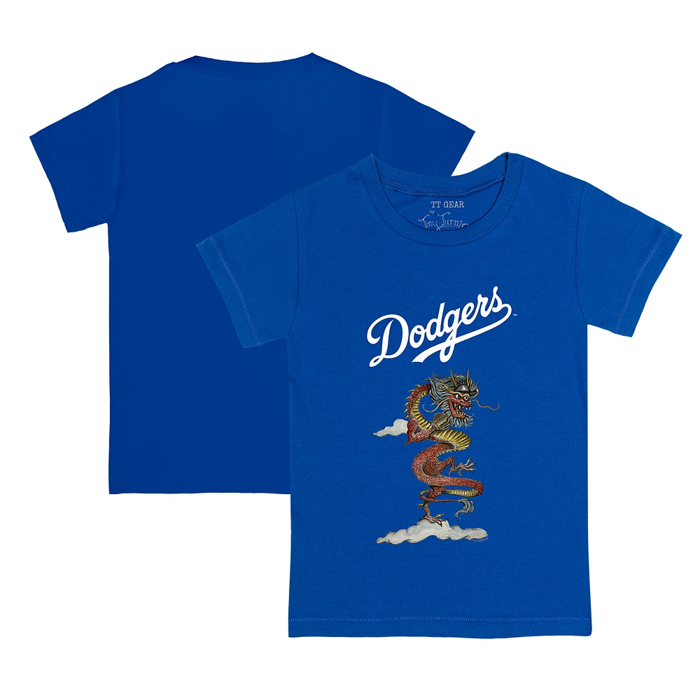 Infant Tiny Turnip Royal Los Angeles Dodgers 2024 Year of the Dragon T-Shirt