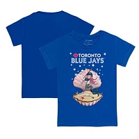 Toddler Tiny Turnip Royal Toronto Blue Jays Mermaid T-Shirt