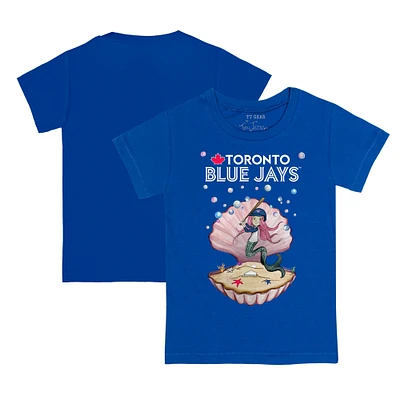 Toddler Tiny Turnip Royal Toronto Blue Jays Mermaid T-Shirt