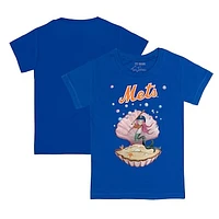 Toddler Tiny Turnip Royal New York Mets Mermaid T-Shirt