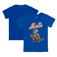 Toddler Tiny Turnip Royal New York Mets Triceratops T-Shirt