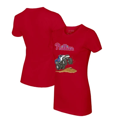 Women's Tiny Turnip Red Philadelphia Phillies Monster Truck T-Shirt