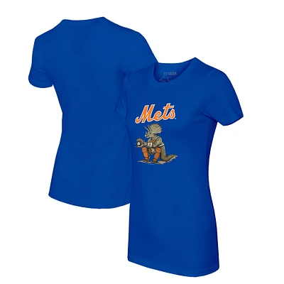 Women's Tiny Turnip Royal New York Mets Triceratops T-Shirt