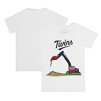 Youth Tiny Turnip White Minnesota Twins Excavator T-Shirt