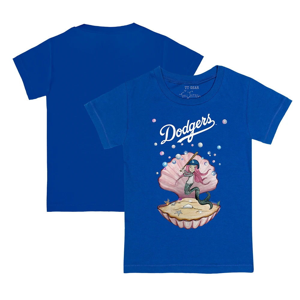 Youth Tiny Turnip Royal Los Angeles Dodgers Mermaid T-Shirt