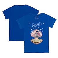 Youth Tiny Turnip Royal Kansas City Royals Mermaid T-Shirt