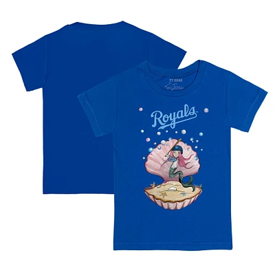 Youth Tiny Turnip Royal Kansas City Royals Mermaid T-Shirt