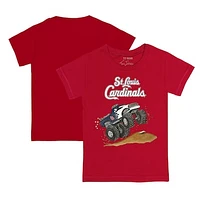 Youth Tiny Turnip Red St. Louis Cardinals Monster Truck T-Shirt