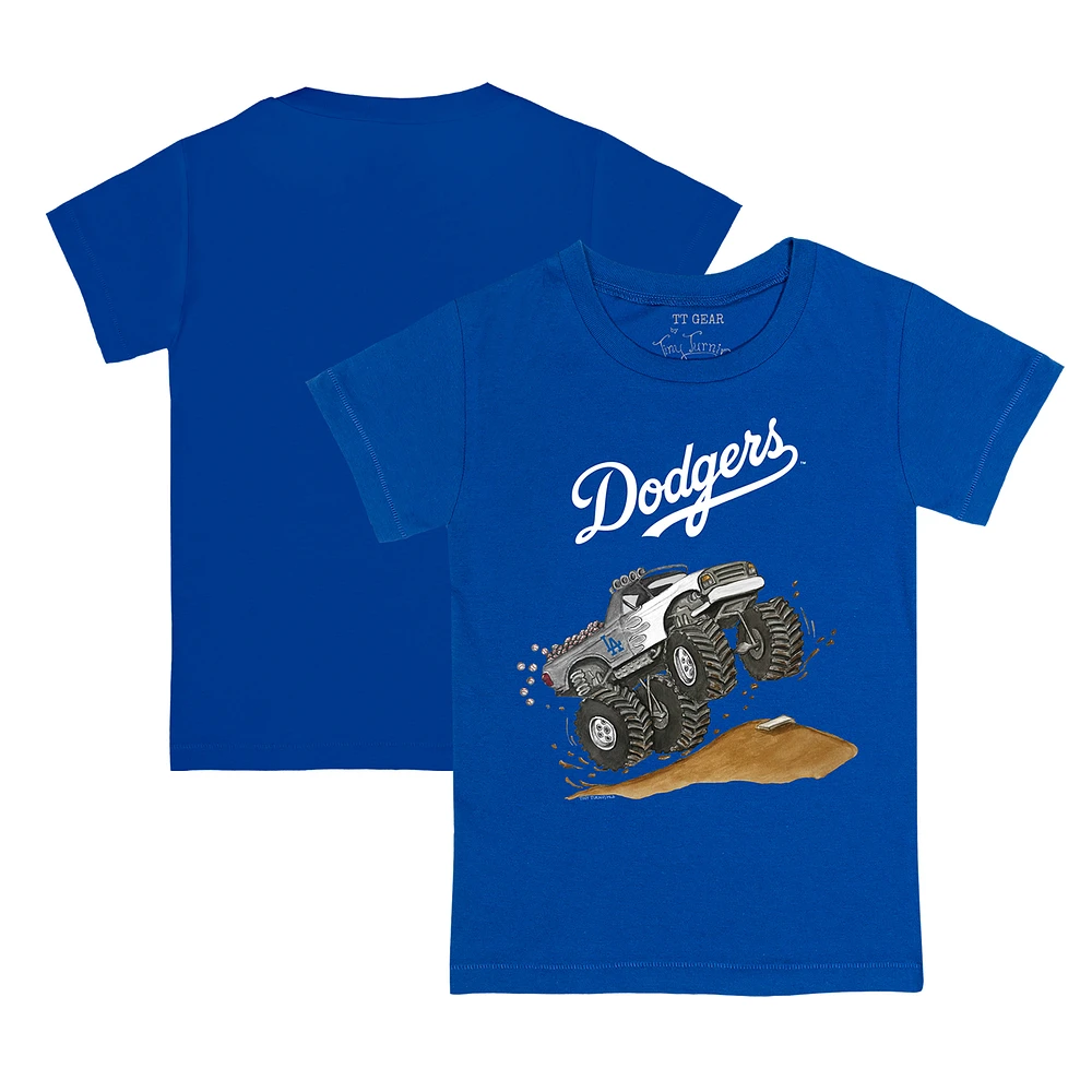 Youth Tiny Turnip Royal Los Angeles Dodgers Monster Truck T-Shirt