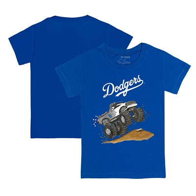 Youth Tiny Turnip Royal Los Angeles Dodgers Monster Truck T-Shirt