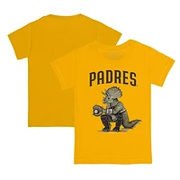 Youth Tiny Turnip Gold San Diego Padres Triceratops T-Shirt