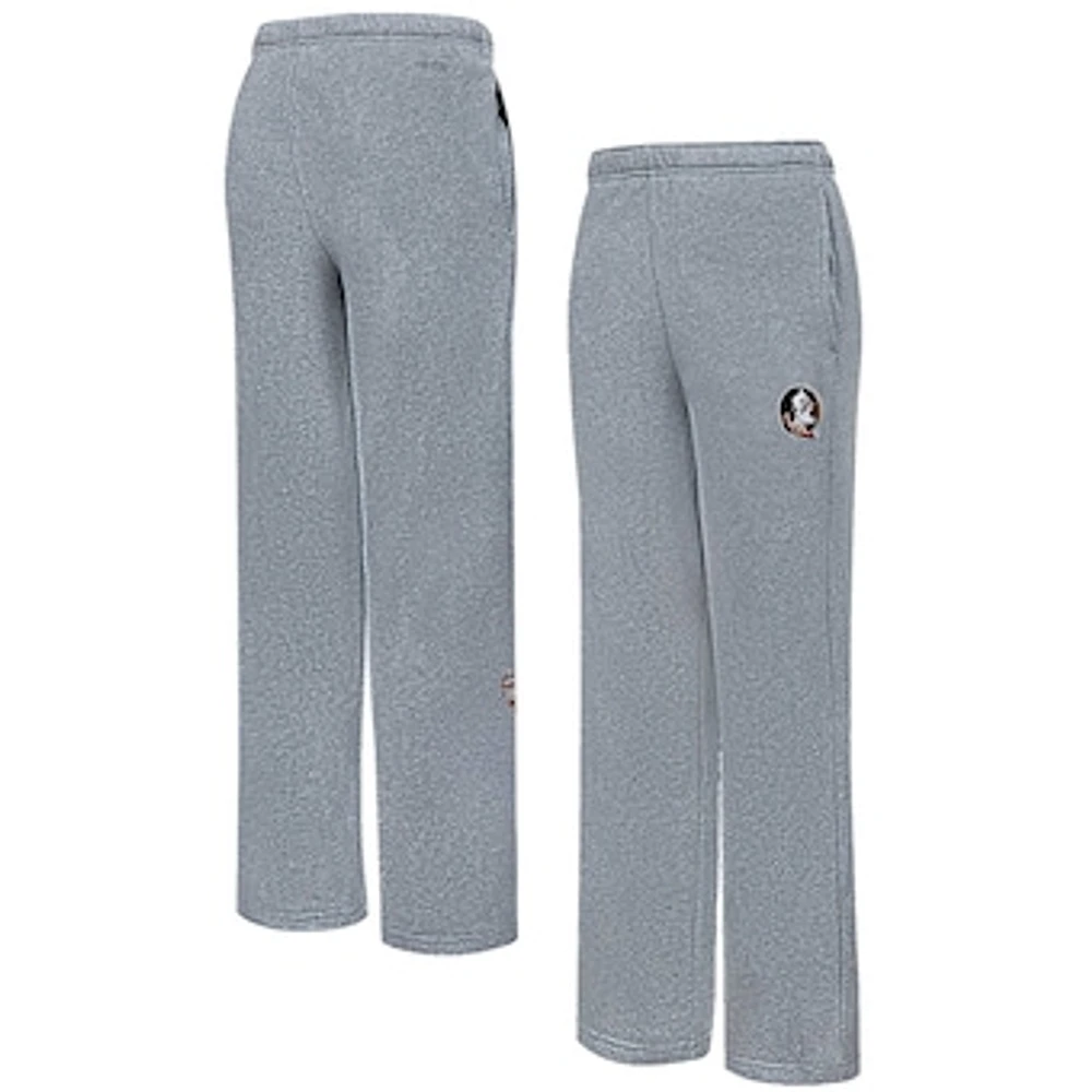 Women's Pro Standard Heather Charcoal Florida State Seminoles Tonal Neutral Relaxed Fit Fleece Sweatpants