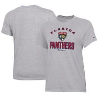Women's Champion Heather Gray Florida Panthers Core T-Shirt