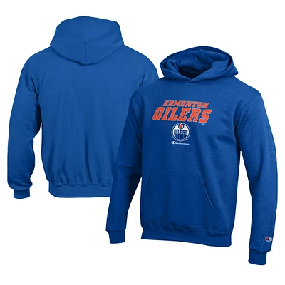 Youth Champion  Royal Edmonton Oilers Eco Powerblend Pullover Hoodie