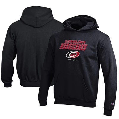Youth Champion  Black Carolina Hurricanes Eco Powerblend Pullover Hoodie