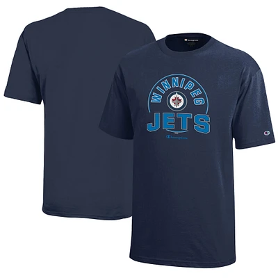 Youth Champion  Navy Winnipeg Jets Jersey T-Shirt