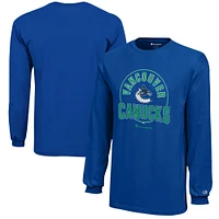 Youth Champion  Royal Vancouver Canucks Long-Sleeve Jersey T-Shirt