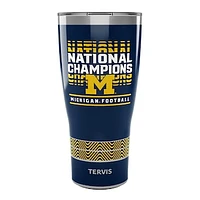 Tervis Michigan Wolverines College Football Playoff 2023 National Champions 30oz. Stainless Steel Tumbler