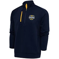 Men's Antigua Navy Michigan Wolverines College Football Playoff 2023 National Champions Generation Quarter-Zip Top